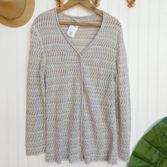 Vintage Missoni Sport Dress and Cardigan Sweater Set Size S 40 44 Knit Rayon - Picture 3 of 12